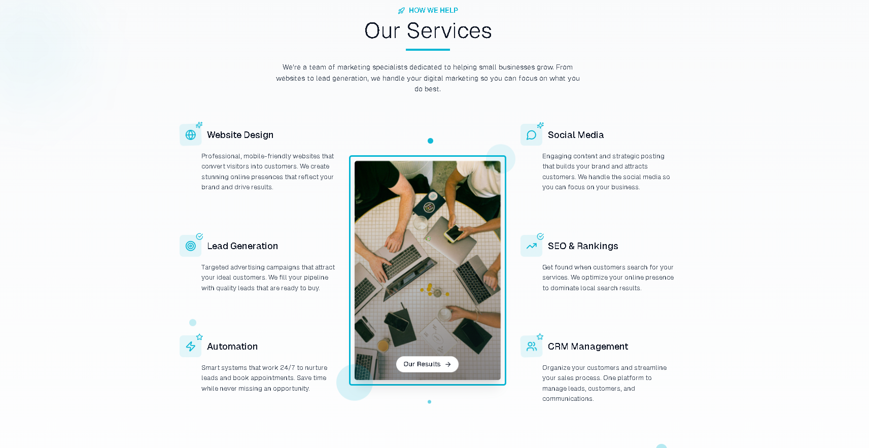 Website portfolio example 7