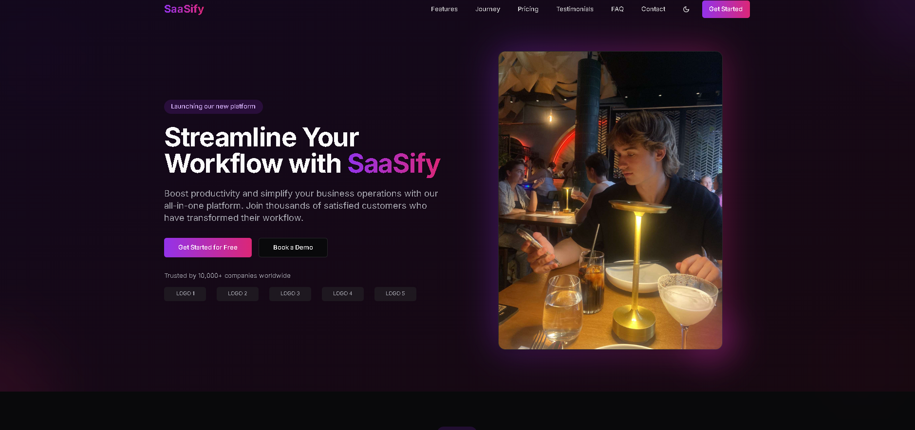 Website portfolio example 2